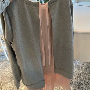 Lame Bryant size 26/28 beautiful sweatshirt with silk underlay